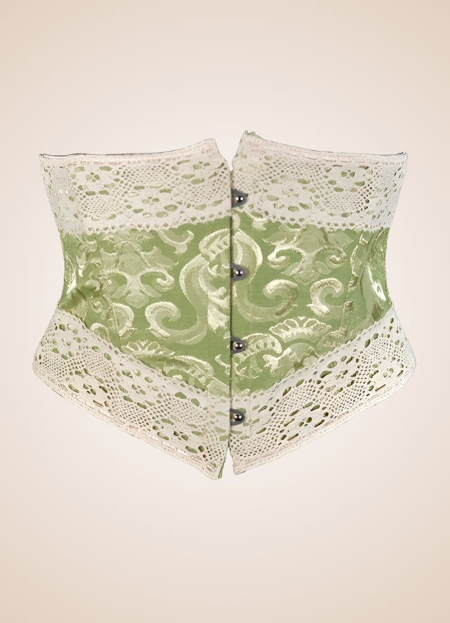 Steampunk Lolita Corset Green / 2XL steampunk-lolita-corset-green