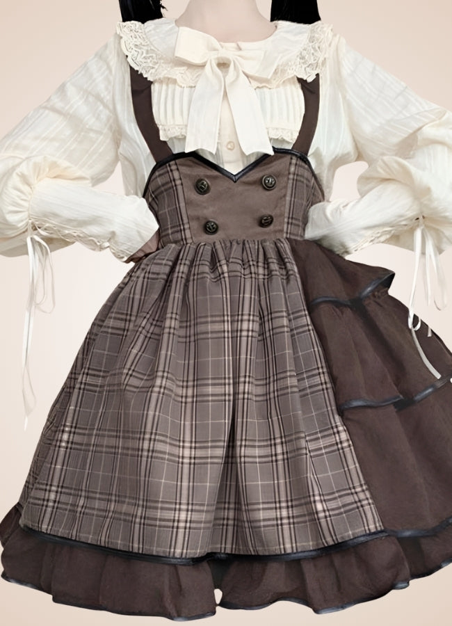 Steampunk Lolita Dress Black / M steampunk-lolita-dress-black