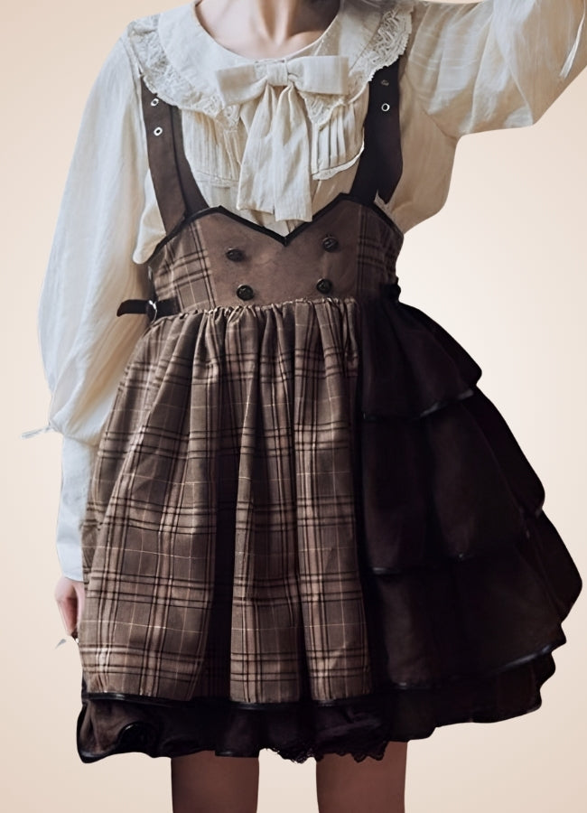 Steampunk Lolita Dress Black / M steampunk-lolita-dress-black