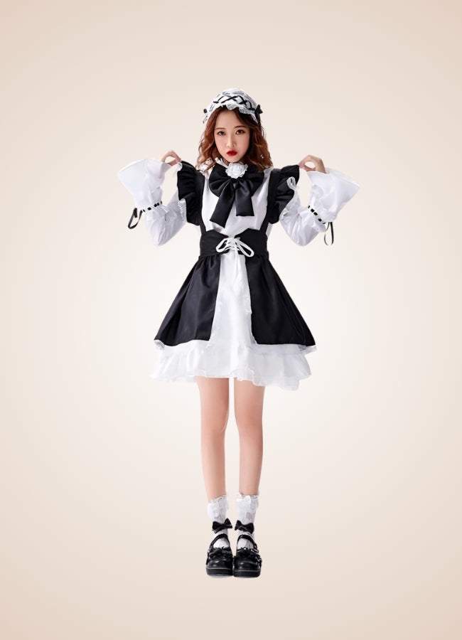 Steampunk Lolita Mini Dress Black / L steampunk-lolita-mini-dress-black