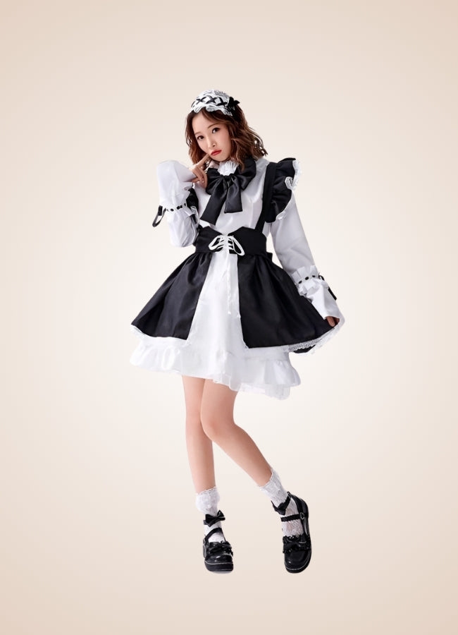 Steampunk Lolita Mini Dress Black / L steampunk-lolita-mini-dress-black