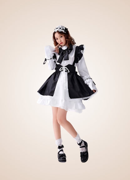 Steampunk Lolita Mini Dress Black / L steampunk-lolita-mini-dress-black