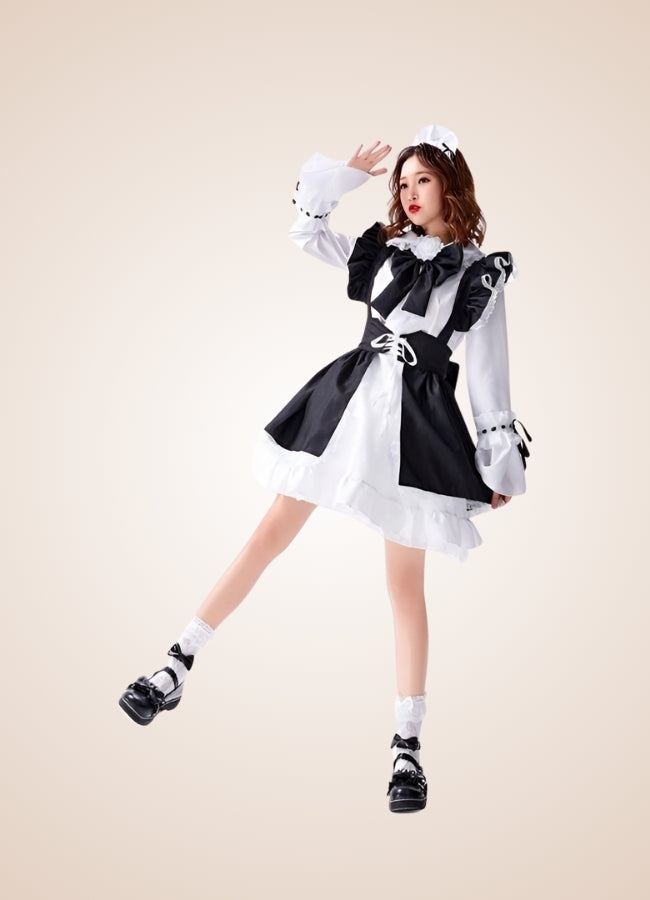 Steampunk Lolita Mini Dress Black / L steampunk-lolita-mini-dress-black