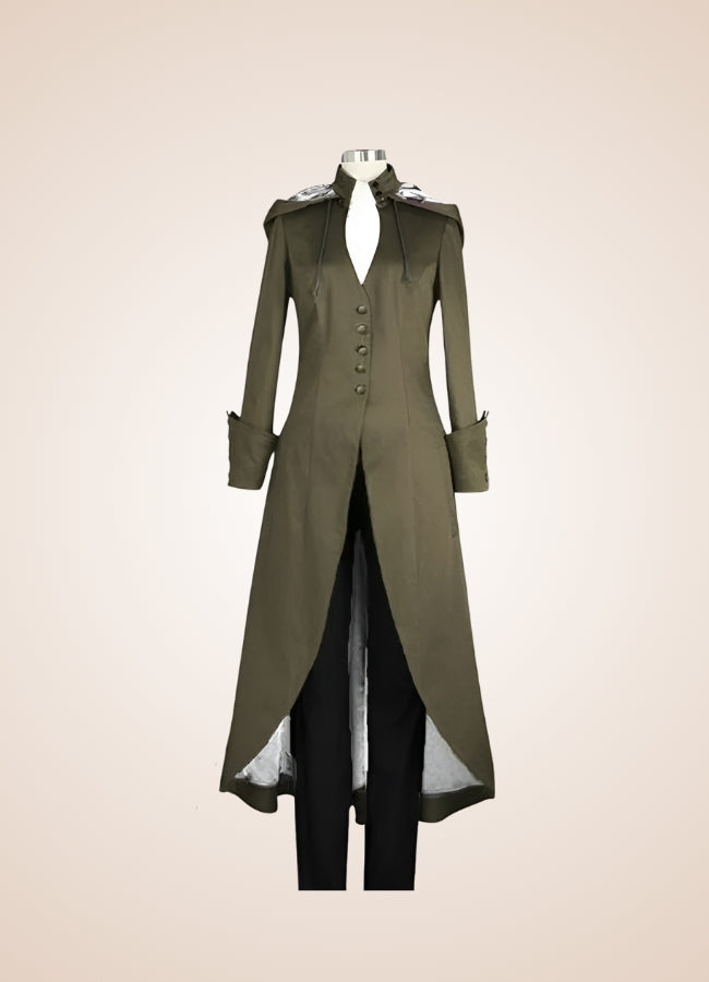 Steampunk Long Coat Green / 3XL steampunk-long-coat-green