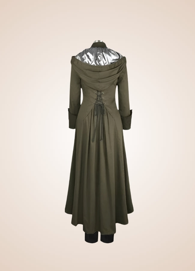 Steampunk Long Coat Green / 3XL steampunk-long-coat-green