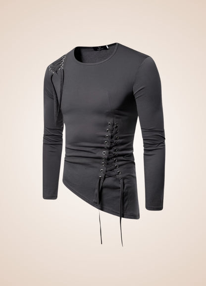 Steampunk Longsleeve Shirt Gray / XL steampunk-longsleeve-shirt-gray