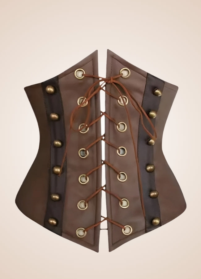 Steampunk Medieval Belt Corset Coffee / XL steampunk-medieval-belt-corset-coffee