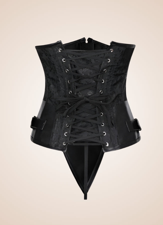 Steampunk Medieval Gothic Corset Black / 4XL steampunk-medieval-gothic-corset-black