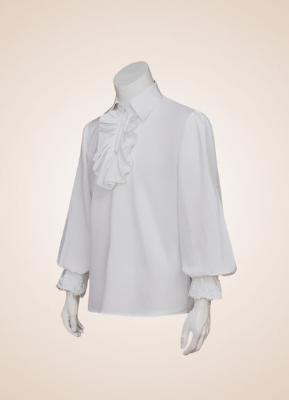 Steampunk Medieval Man Shirt White / 2XL steampunk-medieval-man-shirt-white