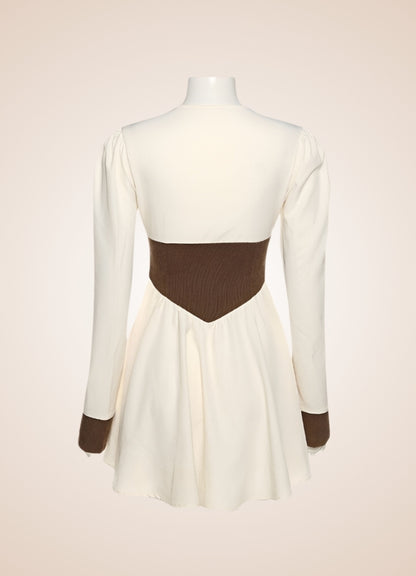 Steampunk Medieval Mini Dress Apricot / L steampunk-medieval-mini-dress-apricot