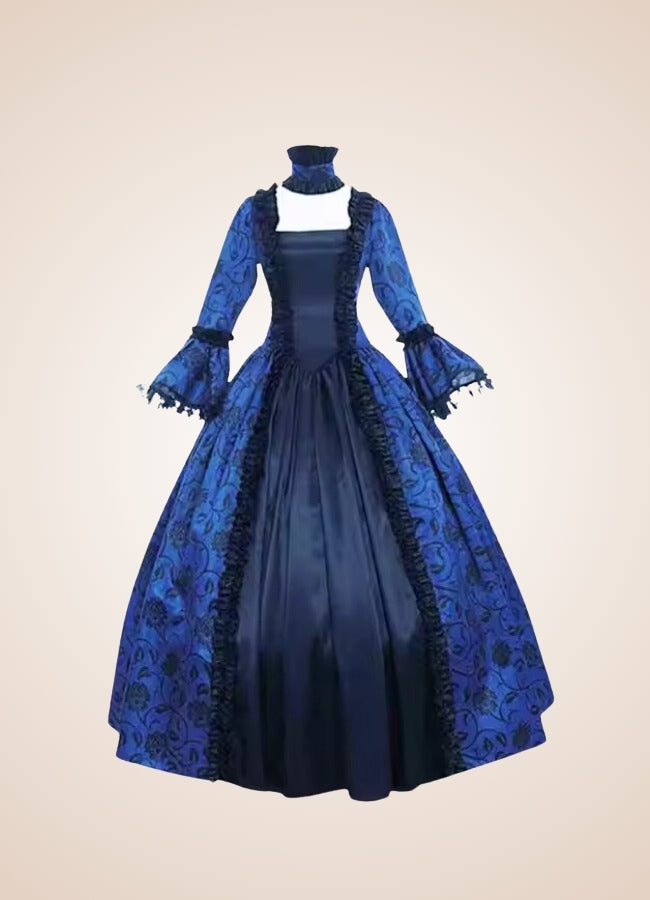 Steampunk Medieval Princess Dress Blue / 4XL steampunk-medieval-princess-dress-blue