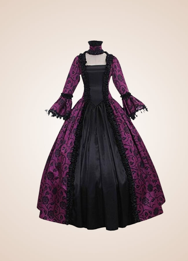 Steampunk Medieval Princess Dress Purple / 4XL steampunk-medieval-princess-dress-purple