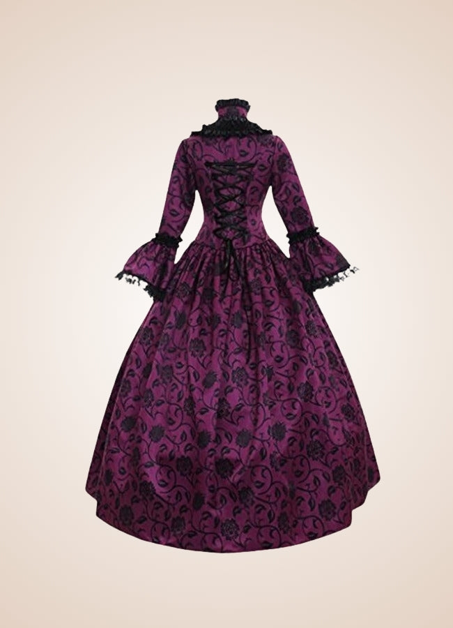 Steampunk Medieval Princess Dress Purple / 4XL steampunk-medieval-princess-dress-purple