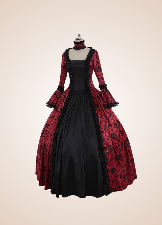 Steampunk Medieval Princess Dress Red / 4XL steampunk-medieval-princess-dress-red