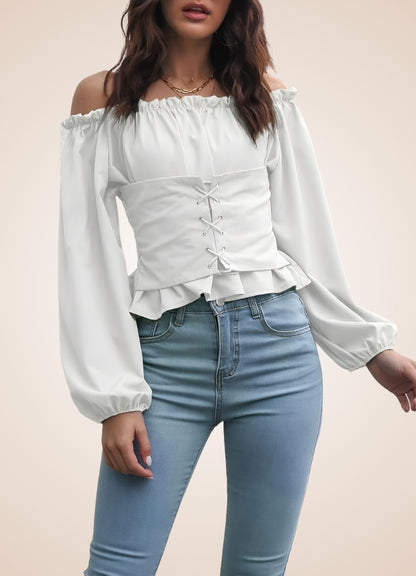 Steampunk Medieval Renaissance Shirt White / L steampunk-medieval-renaissance-shirt-white
