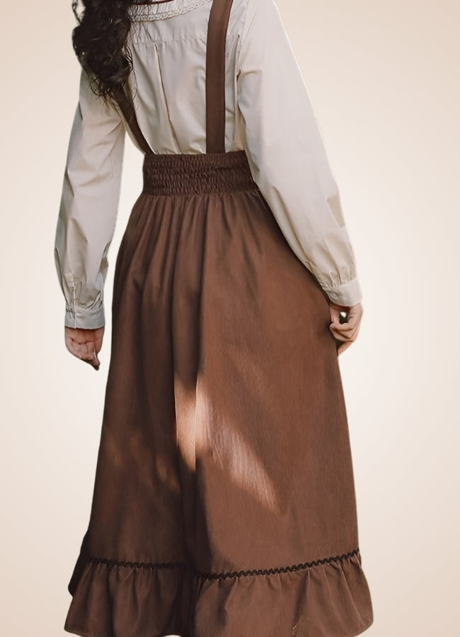 Steampunk Medieval Skirt Brown / L steampunk-medieval-skirt-brown