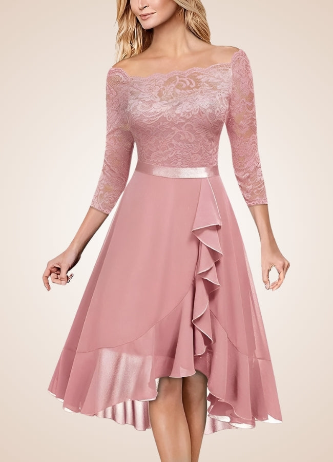 Steampunk Mesh Victoria Dress Pink / XL steampunk-mesh-victoria-dress-pink