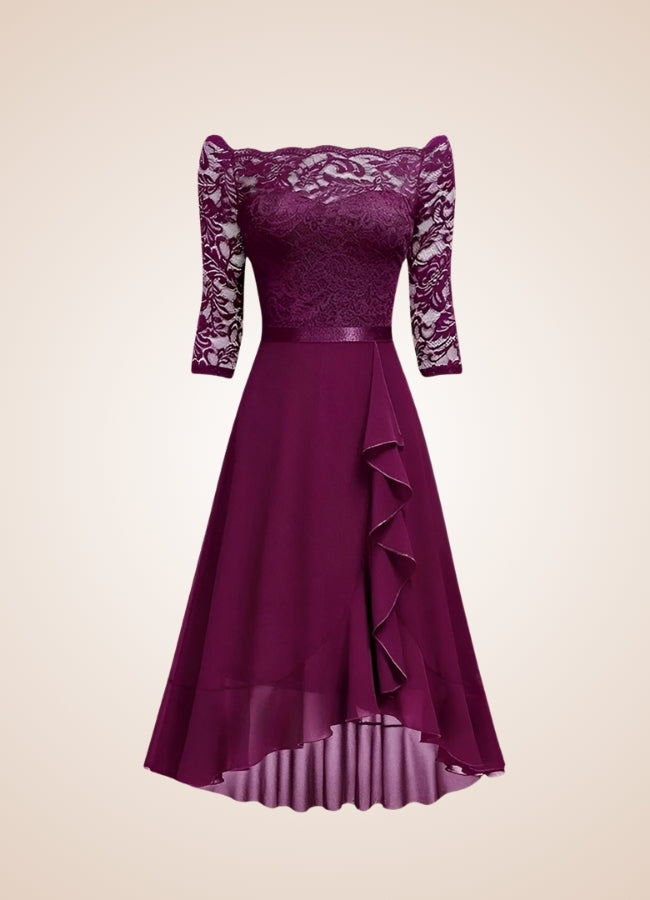 Steampunk Mesh Victoria Dress Purple / XL steampunk-mesh-victoria-dress-purple