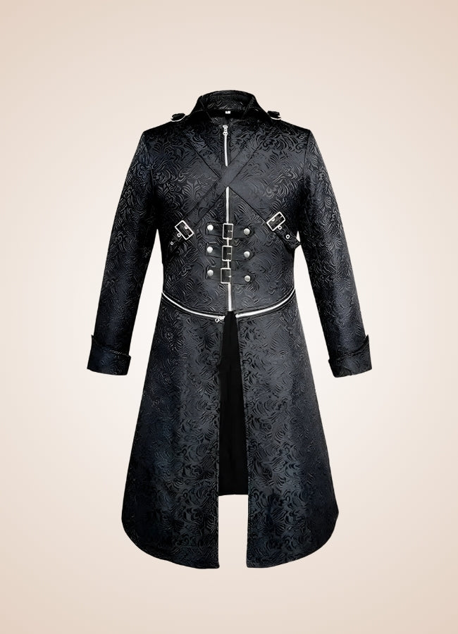 Steampunk Military Coat Black / 2XL steampunk-military-coat-black