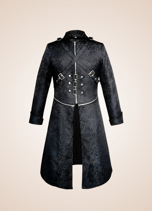 Steampunk Military Coat Black / 2XL steampunk-military-coat-black