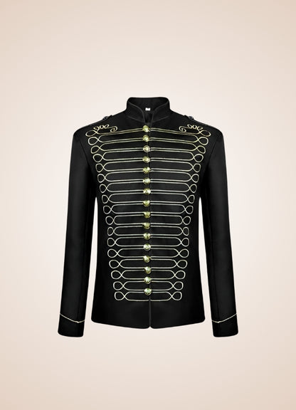 Steampunk Parade Jacket Black Gold / XL steampunk-parade-jacket-black-gold