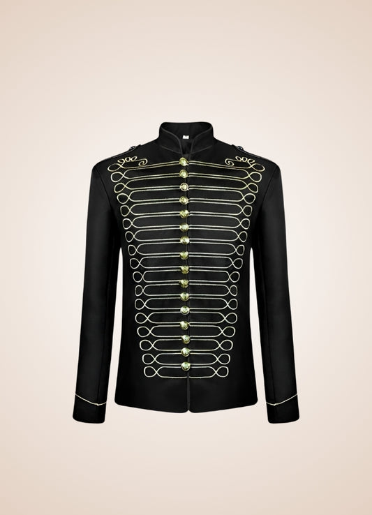 Steampunk Parade Jacket Black Gold / XL steampunk-parade-jacket-black-gold