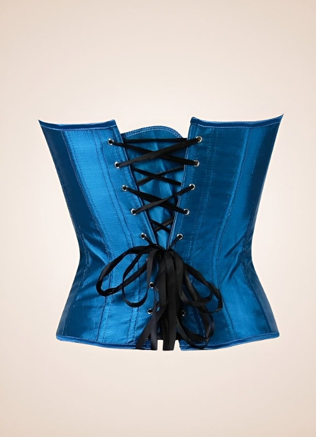 Steampunk Peacock Corset Blue / 4XL steampunk-peacock-corset-blue