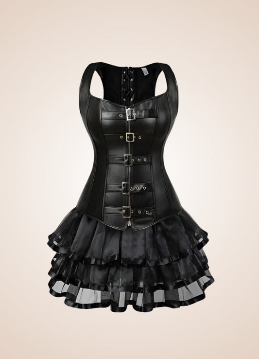 Steampunk Pirate Dress Black / 5XL steampunk-pirate-dress-black