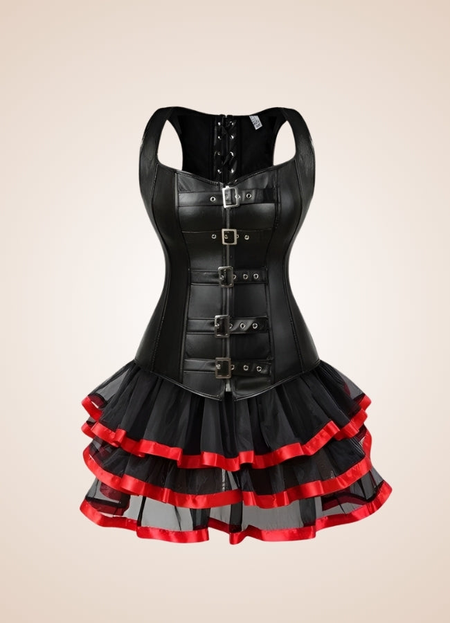 Steampunk Pirate Dress Red / 5XL steampunk-pirate-dress-red