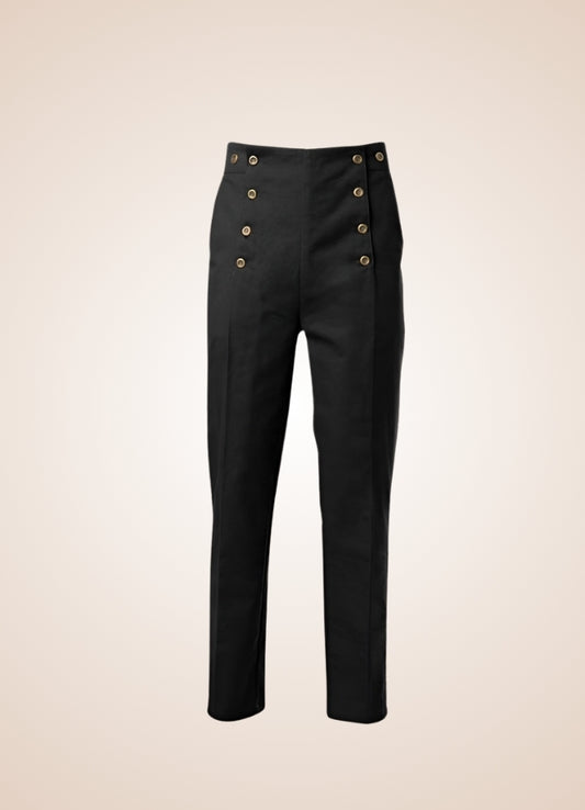 Steampunk Pirate Pants Black / XL steampunk-pirate-pants-black