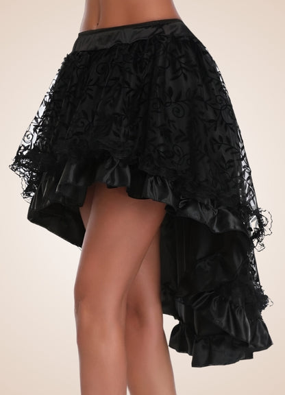 Steampunk Pirate Short Skirt Black / 5XL steampunk-pirate-short-skirt-black