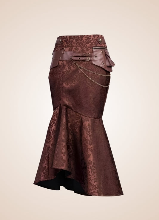 Steampunk Pirate Skirt Brown / 5XL steampunk-pirate-skirt-brown