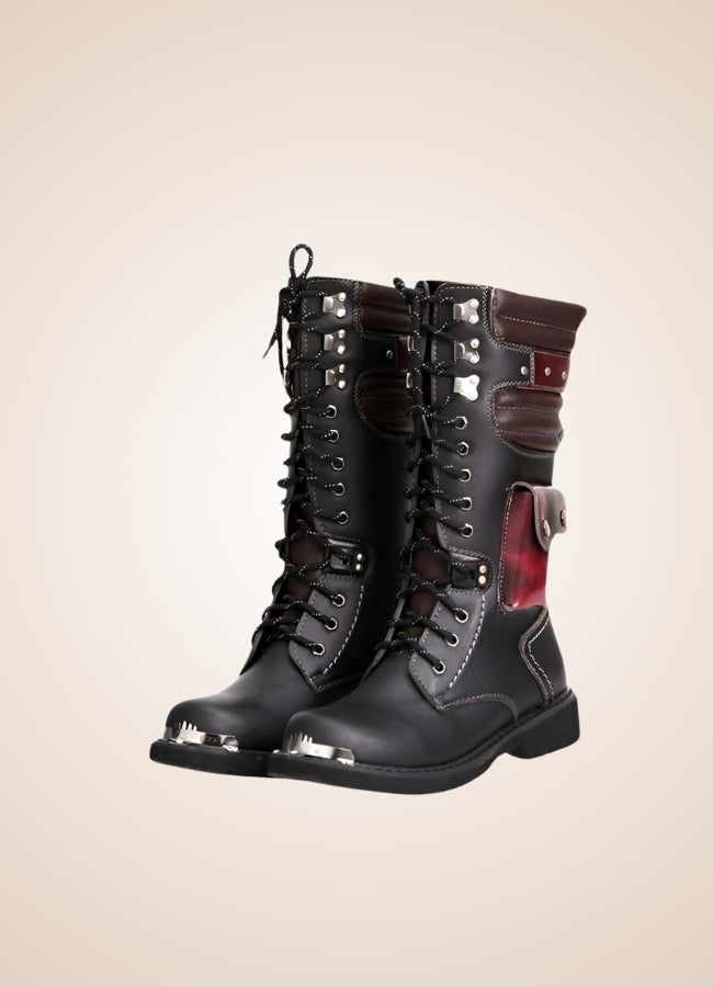 Steampunk Pocket Boots Black / 12.0 steampunk-pocket-boots-black