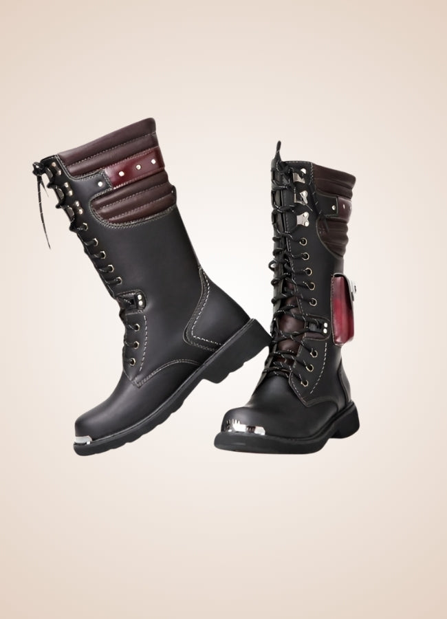 Steampunk Pocket Boots Black / 12.0 steampunk-pocket-boots-black