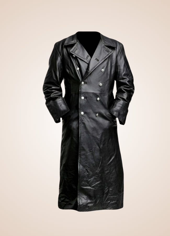 Steampunk Pu Leather Coat Black / 4XL steampunk-pu-leather-coat-black