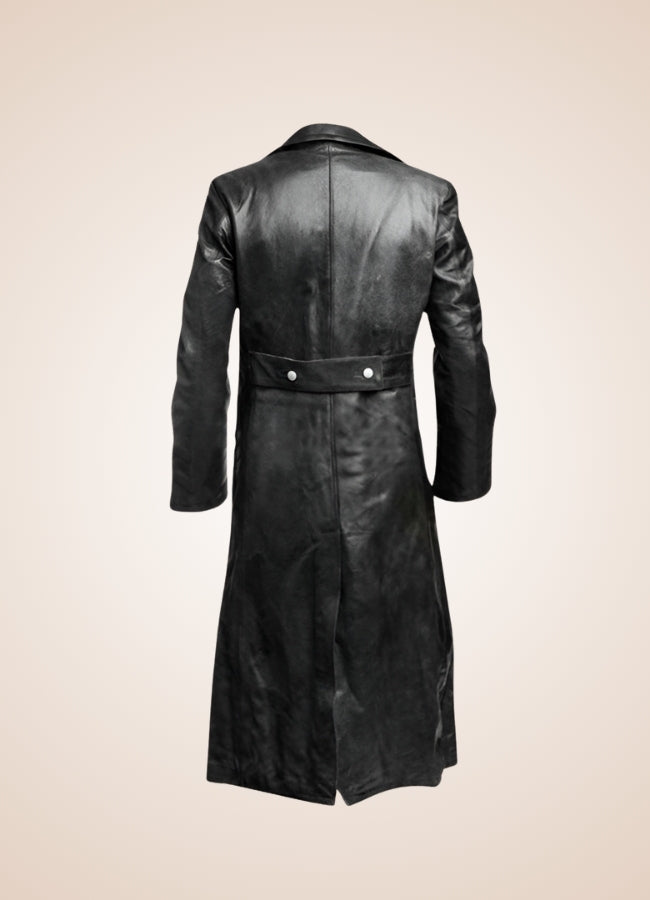 Steampunk Pu Leather Coat Black / 4XL steampunk-pu-leather-coat-black