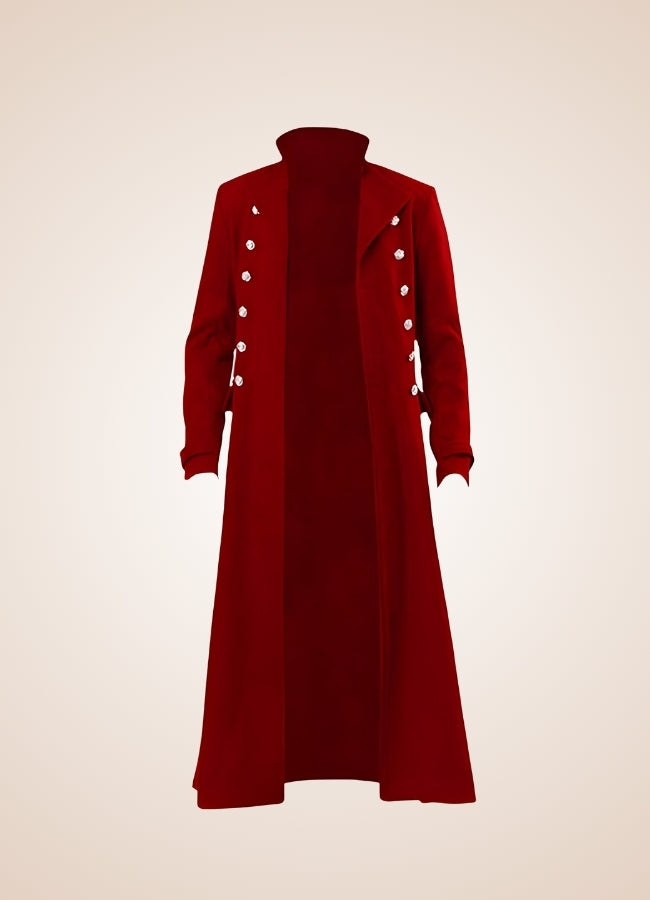 Steampunk Renaissance Coat Wine Red / XL steampunk-renaissance-coat-wine-red