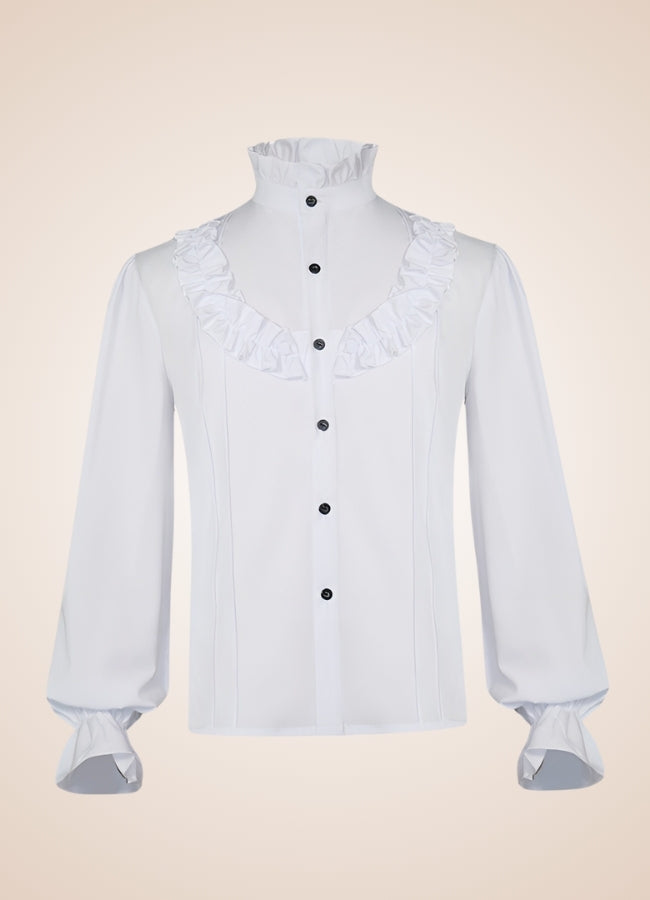 Steampunk Renaissance White Shirt White / XL steampunk-renaissance-white-shirt-white