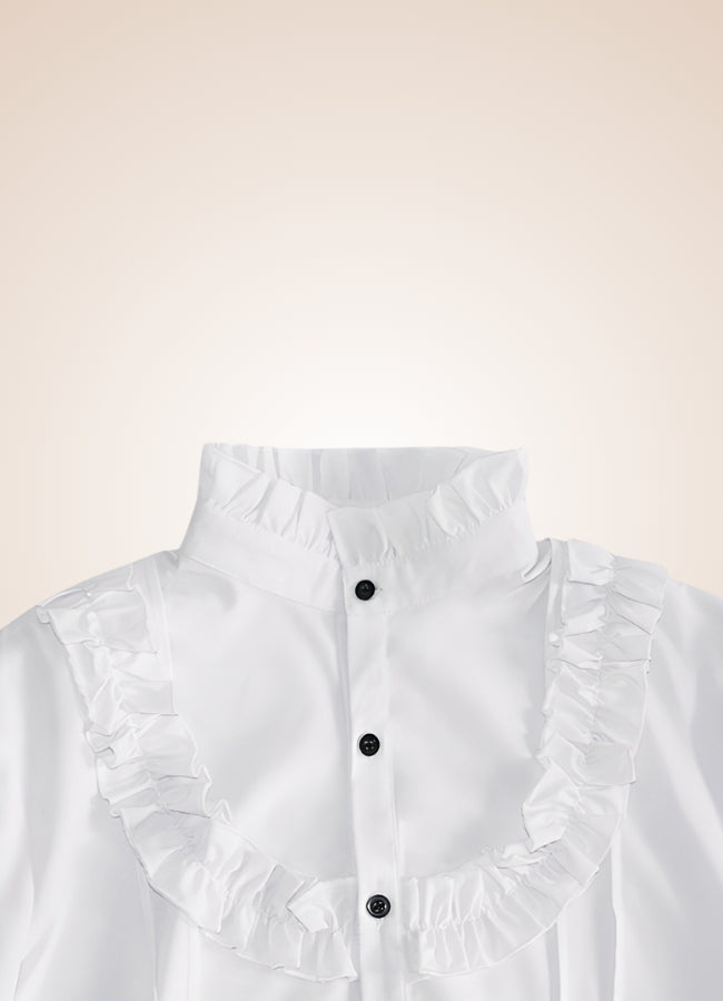 Steampunk Renaissance White Shirt White / XL steampunk-renaissance-white-shirt-white