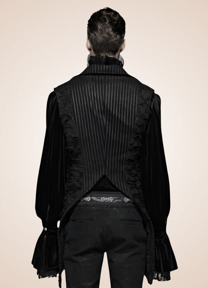 Steampunk Sleeveless Long Vest Brown / 4XL steampunk-sleeveless-long-vest-brown