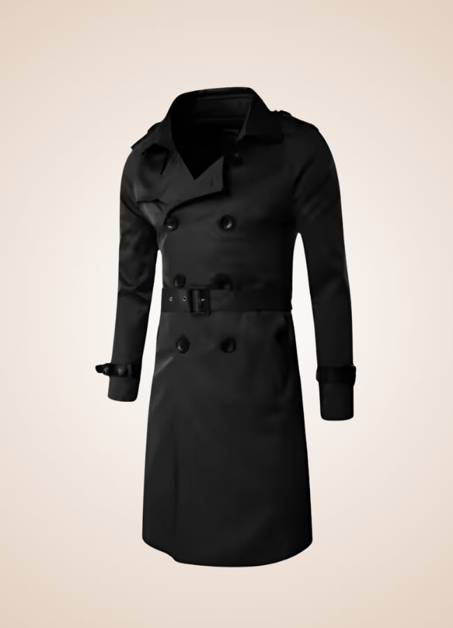 Steampunk Spring Trench Coat Black / 4XL steampunk-spring-trench-coat-black