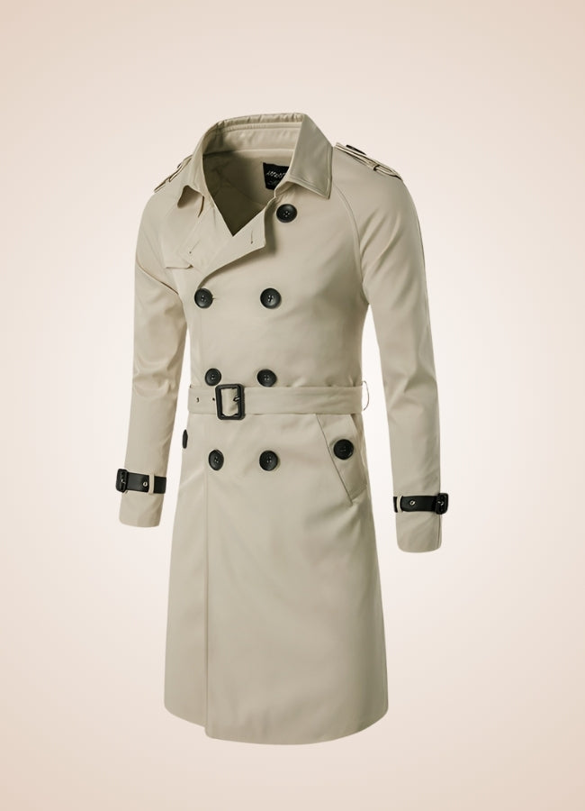 Steampunk Spring Trench Coat Khaki / 4XL steampunk-spring-trench-coat-khaki