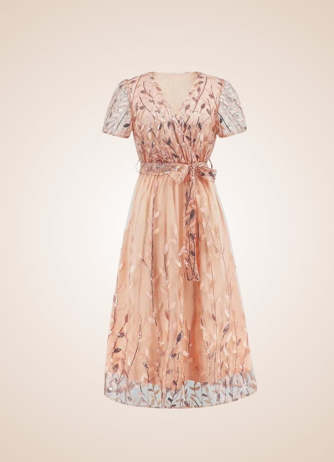 Steampunk Summer Long Dress Pink / XL steampunk-summer-long-dress-pink