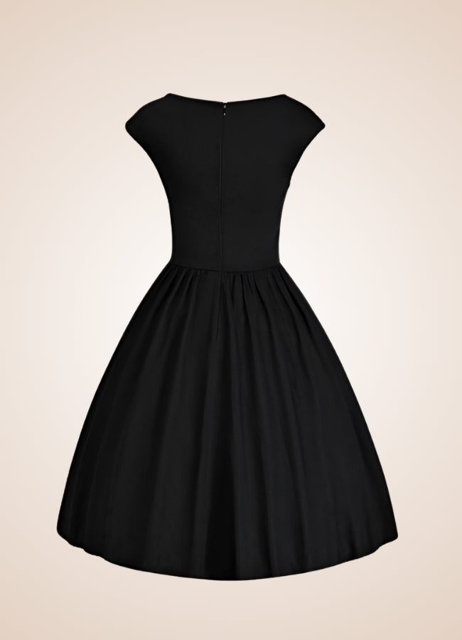 Steampunk Summer Vintage Dress Black / 3XL steampunk-summer-vintage-dress-black