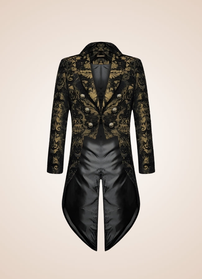 Steampunk Tailcoat For Men Gold / 2XL steampunk-tailcoat-for-men-gold