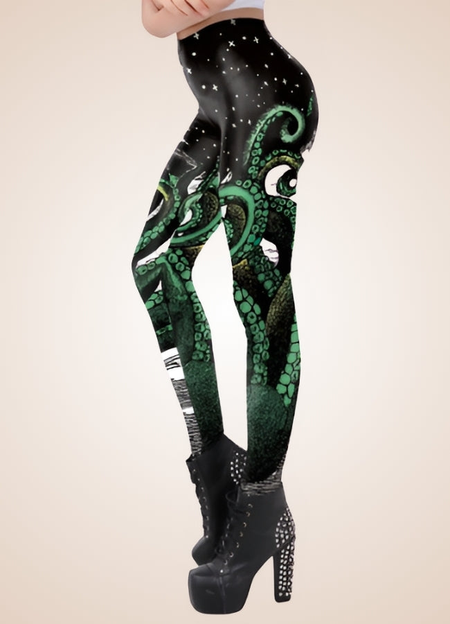 Steampunk Tentacle Legging Black / L steampunk-tentacle-legging-black