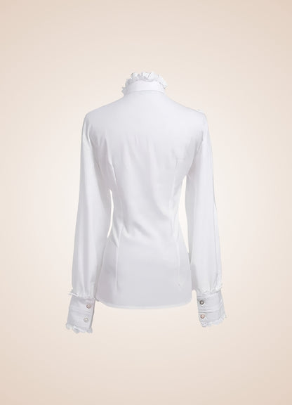 Steampunk Victoria Era Shirt White / XL steampunk-victoria-era-shirt-white