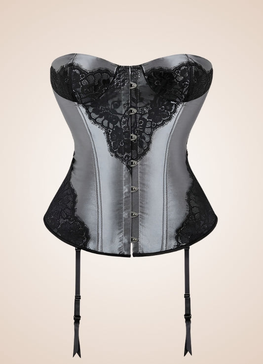 Steampunk Victorian Corset Black / XL steampunk-victorian-corset-black