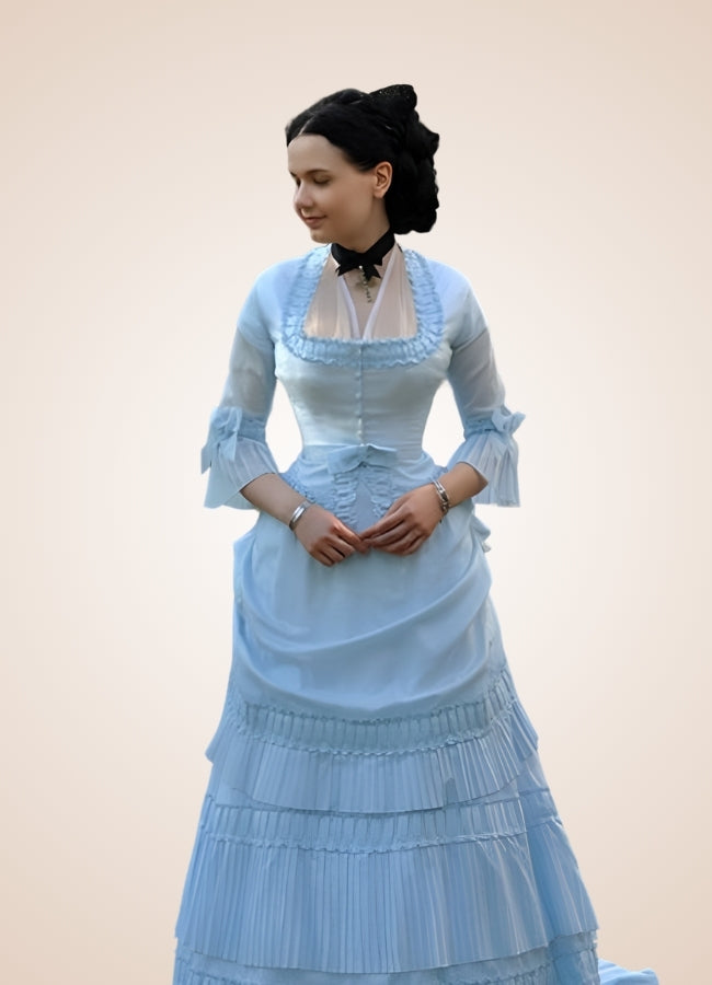 Steampunk Victorian Duchess Dress Blue / 2XL steampunk-victorian-duchess-dress-blue