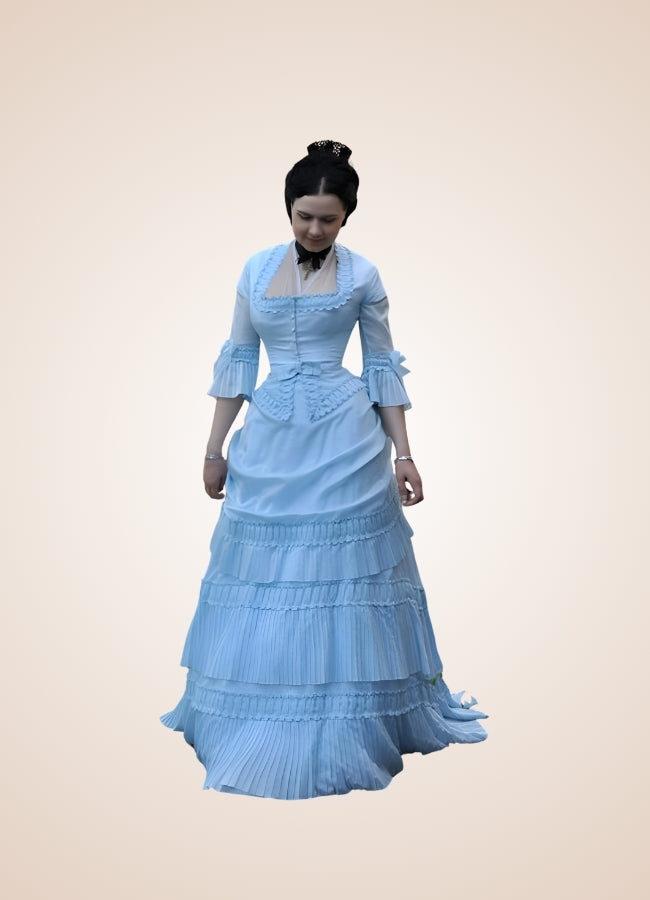 Steampunk Victorian Duchess Dress Blue / 2XL steampunk-victorian-duchess-dress-blue